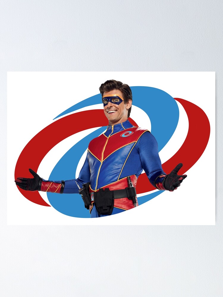 Captain Man Logo Poster for Sale by Linneke