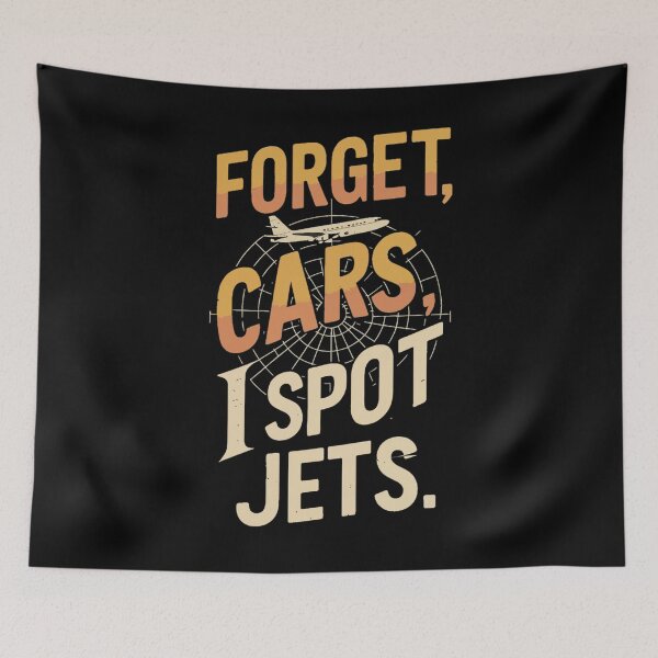 Item preview, Forget Cars I Spot Jets Retro Aviation Radar Design designed and sold by philippo artworks.