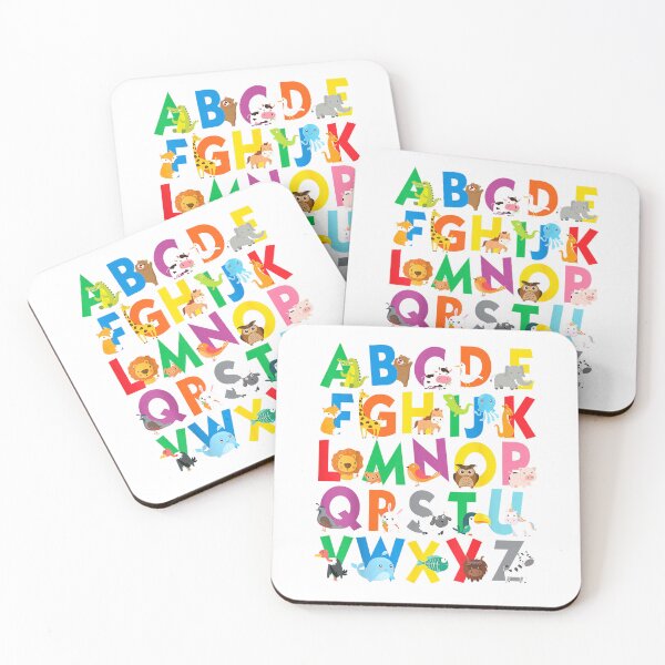 Item preview, Zoo Animal Alphabet ABCs Learning Letters Tees T Shirts for Boys and Girls Kids designed and sold by KTY-NUSS.