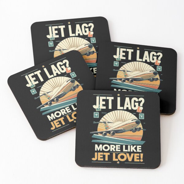 Item preview, Jet Lag? More Like Jet Love! Vintage Retro Airplane Travel Design designed and sold by philippo artworks.