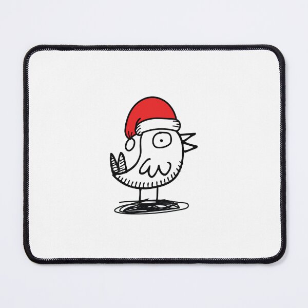 Item preview, Christmas Party Cute Cartoon Bird Wearing Santa Hat designed and sold by Dopique.