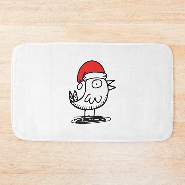 Item preview, Christmas Party Cute Cartoon Bird Wearing Santa Hat designed and sold by Dopique.
