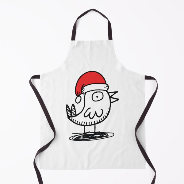 Item preview, Christmas Party Cute Cartoon Bird Wearing Santa Hat designed and sold by Dopique.