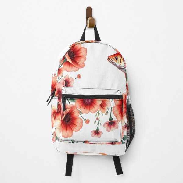 Item preview, A School Of Fish Swimming Through A Field Of Flowe designed and sold by QuirkThreadsCo.