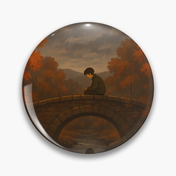 Item preview, Stormy Twilight Bridge | Modern Minimal Typography Wall Art | Inspirational Affirmation Quote Print | Reflective Nature Contemporary Decor designed and sold by PaintedPixels01.