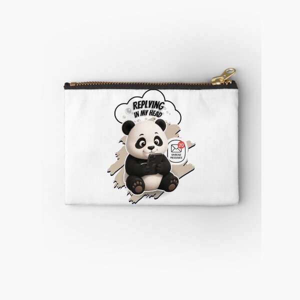 Item preview, Replying In My Head Cute Panda designed and sold by EnginerdStudio.