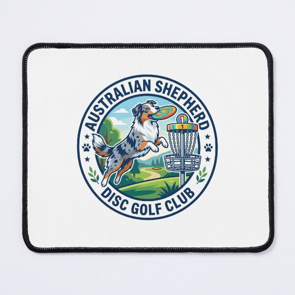 Item preview, Australian Shepherd Disc Golf Basket Driver Frisbee designed and sold by PictoVibe.