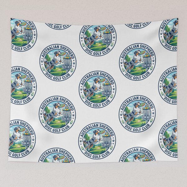 Item preview, Australian Shepherd Disc Golf Basket Driver Frisbee designed and sold by PictoVibe.