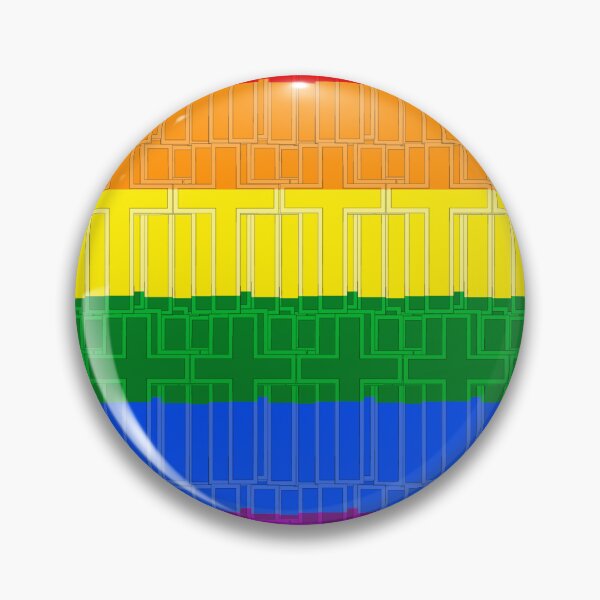 Item preview, Rainbow Cross Pride Flag designed and sold by JammerSammer.