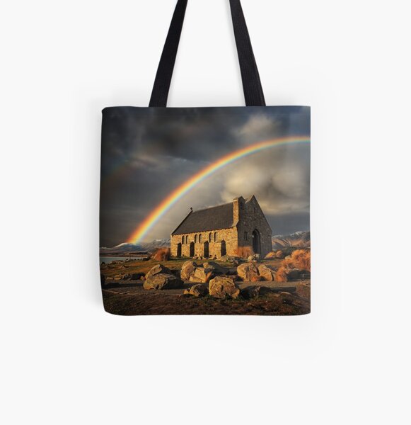 Nature's Halo All Over Print Tote Bag