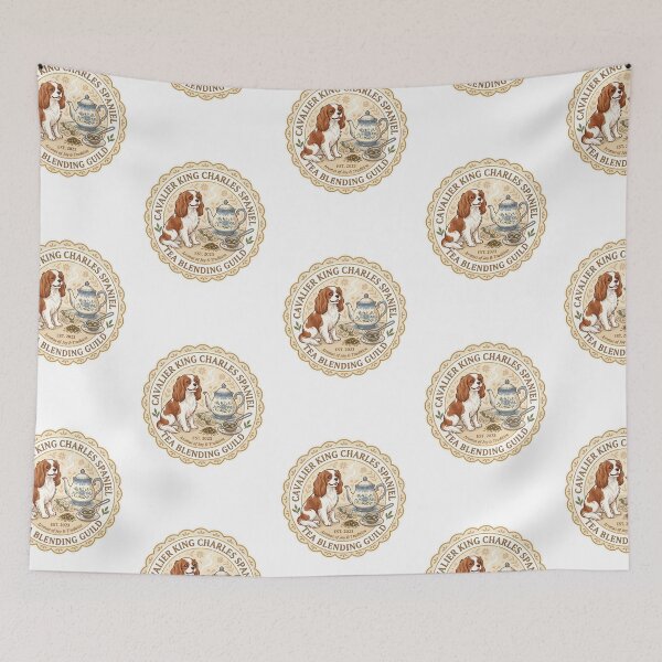 Item preview, Cavalier King Charles Spaniel Tea Blending Chamomile Teapot designed and sold by PictoVibe.