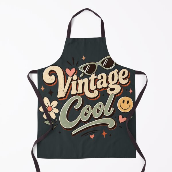 Item preview, Vintage Cool Cute Retro Typography Aesthetic | Retro Smiley Daisy Graphic Sticker designed and sold by Sanika arts .