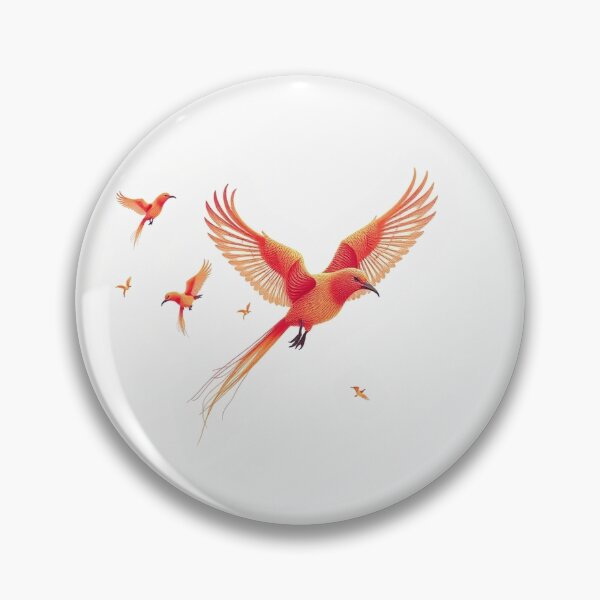 Item preview, A Flock Of Birds Made From Intricately Woven, Glow designed and sold by QuirkThreadsCo.