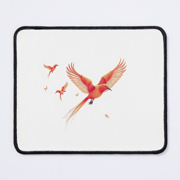 Item preview, A Flock Of Birds Made From Intricately Woven, Glow designed and sold by QuirkThreadsCo.