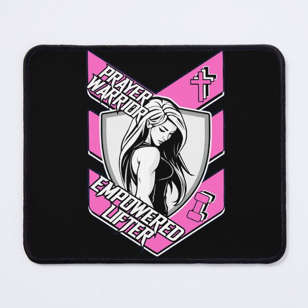 Item preview, Prayer Warrior - Empowered Lifter - Christian Women Gym designed and sold by Bezuiden.