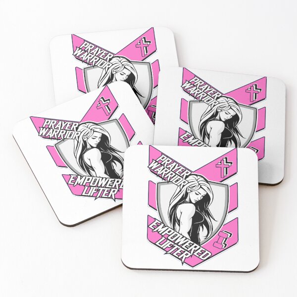 Item preview, Prayer Warrior - Empowered Lifter - Christian Women Gym designed and sold by Bezuiden.