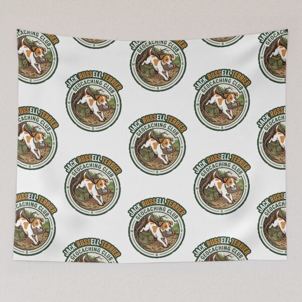 Item preview, Jack Russell Terrier Geocaching GPS Hidden Cache designed and sold by PictoVibe.