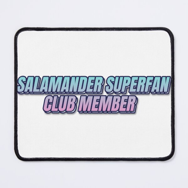 Item preview, "SALAMANDER SUPERFAN CLUB MEMBER" Retro Typography designed and sold by QuirkThreadsCo.