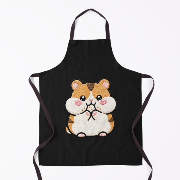 Item preview, Cute Hungry Hamster Embroidery Patch Kawaii Design designed and sold by ColorSplash123.