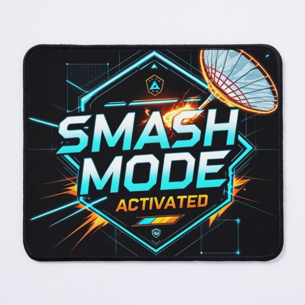 Item preview, Smash Mode Activated | Badminton Typography | Futuristic Sports Streetwear | Ctrlr Sports Mode designed and sold by Ctrlr.