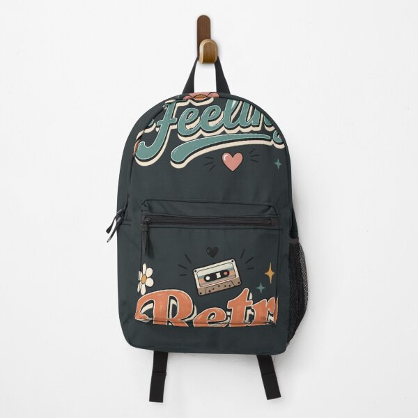 Item preview, Retro Feelings Cute Vintage Typography | Retro Aesthetic Sticker Design designed and sold by Sanika arts .