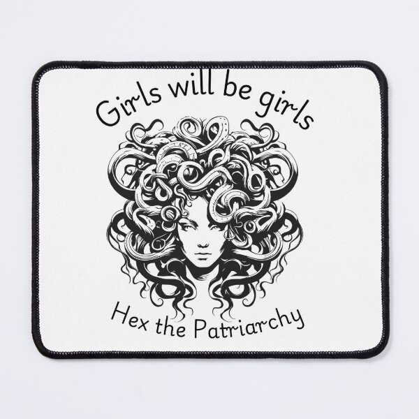Item preview, "Girls Will Be Girls" Medusa designed and sold by The Bi Witch.