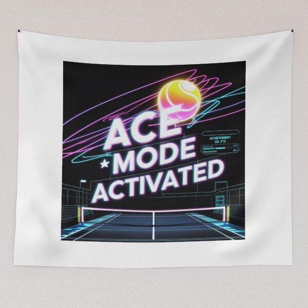 Item preview, Ace Mode Activated | Tennis Typography | Futuristic Athletic Design | Ctrlr Sports Mode designed and sold by Ctrlr.