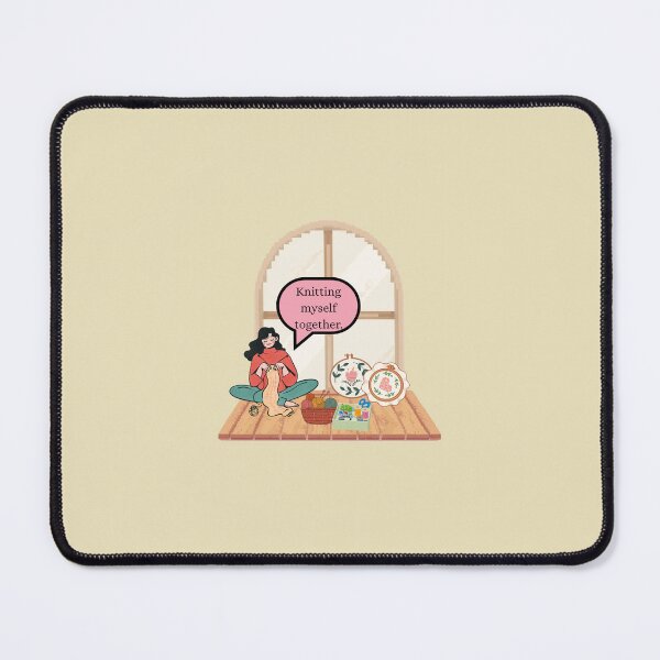 Item preview, Cozy Days Knitting Girl Aesthetic designed and sold by Akira Design Store.