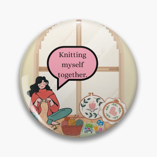 Item preview, Cozy Days Knitting Girl Aesthetic designed and sold by Akira Design Store.