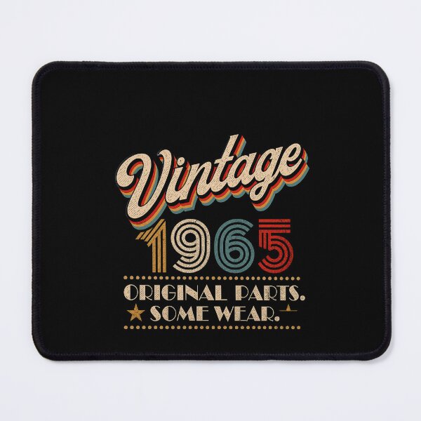 Item preview, Vintage 1965 Original Parts Some Wear Retro Birthday Typography Design designed and sold by msaloyach.