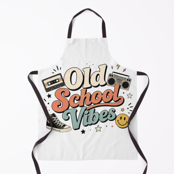 Item preview, Old School Vibes Retro Cute Vintage Typography Aesthetic Sticker | 90s Nostalgia Design designed and sold by Sanika arts .