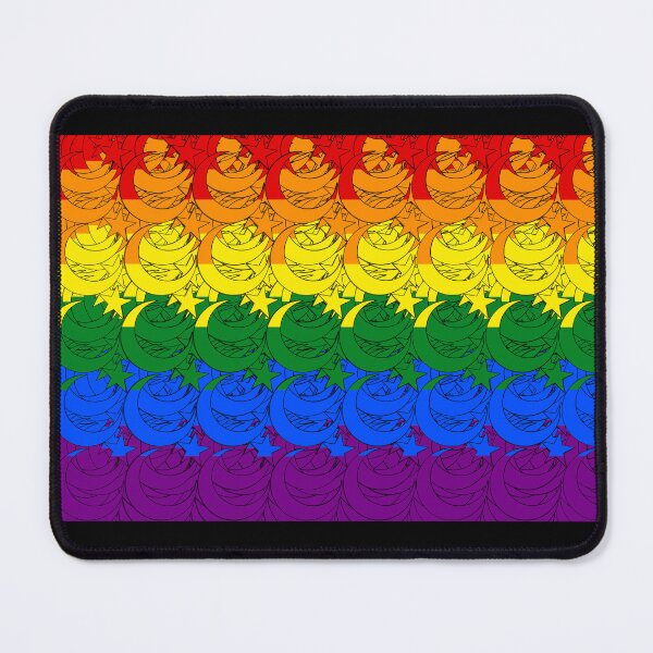 Item preview, Rainbow Hilāl Wa Najma Pride Flag designed and sold by JammerSammer.