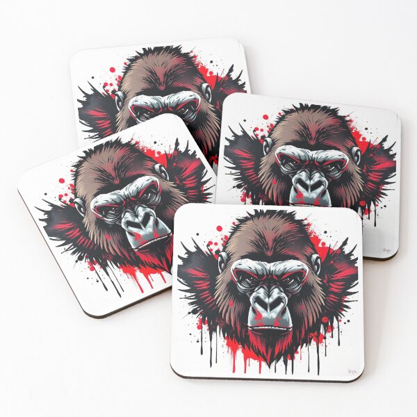 Item preview, Gorilla Graffiti Street Art - Modern Graphic Art T designed and sold by QuirkThreadsCo.