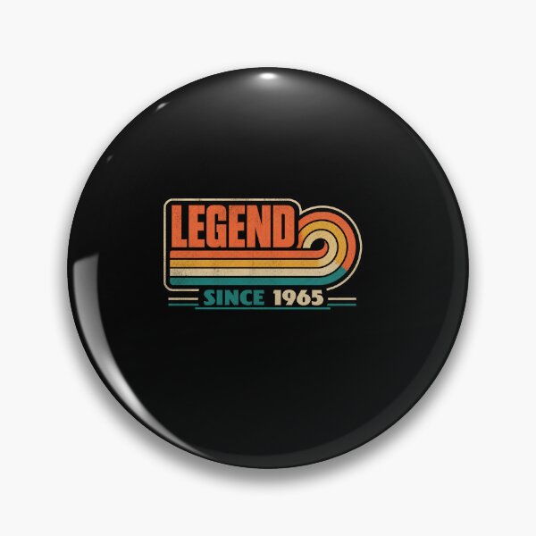 Item preview, Legend Since 1965 Retro Vintage Style Birthday Celebration Graphic designed and sold by msaloyach.