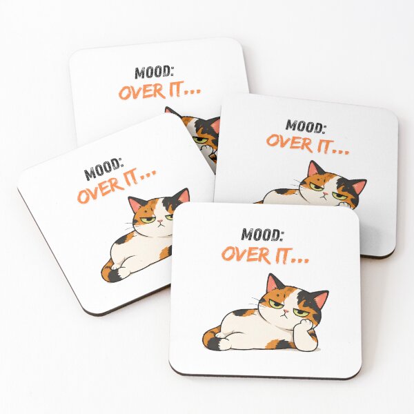 Item preview, Grumpy Calico Cat - Mood: Over it.. designed and sold by Lunexa-Lab.