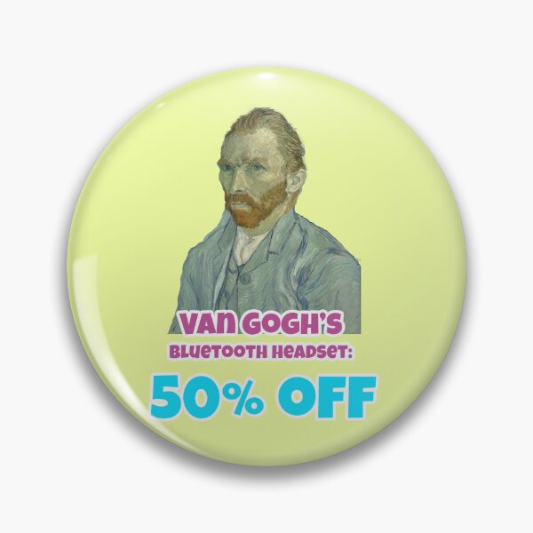 Item preview, Van Gogh Bluetooth Headset at half price designed and sold by Mauswohn.