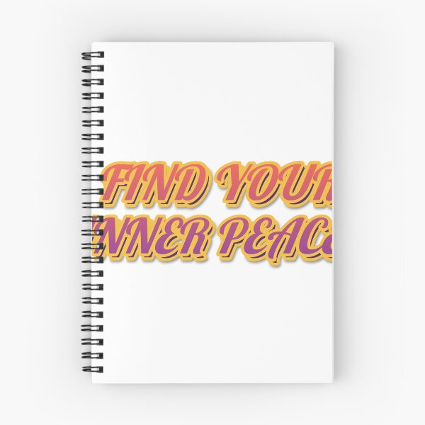 Item preview, "FIND YOUR INNER PEACE" Retro Typography Sticker designed and sold by QuirkThreadsCo.