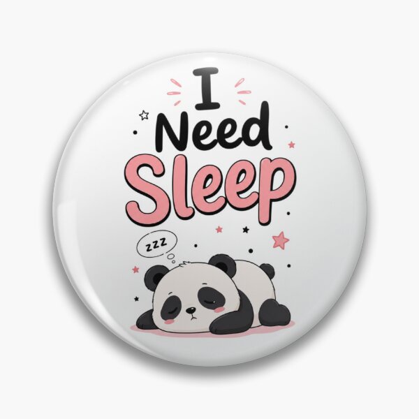 Item preview, I Need Sleep Cute Sleepy Panda Typography | Funny Tired Kawaii Aesthetic Design designed and sold by Sanika arts .