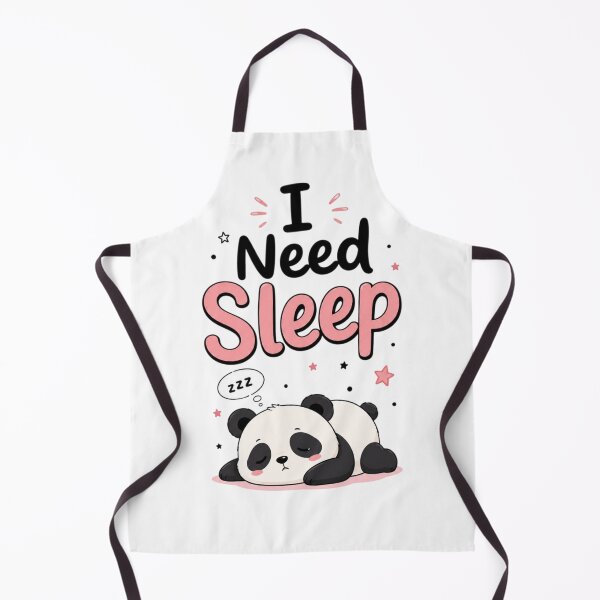 Item preview, I Need Sleep Cute Sleepy Panda Typography | Funny Tired Kawaii Aesthetic Design designed and sold by Sanika arts .