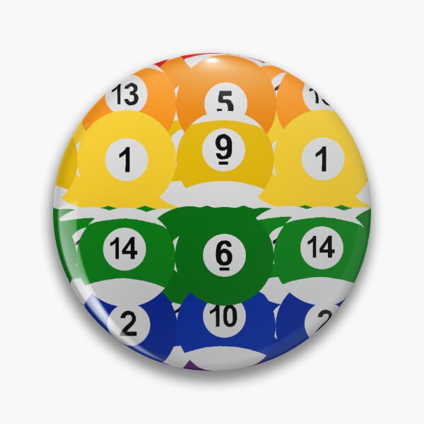 Item preview, Rainbow Billiard Ball Pride Flag designed and sold by JammerSammer.