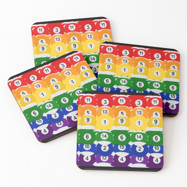 Item preview, Rainbow Billiard Ball Pride Flag designed and sold by JammerSammer.