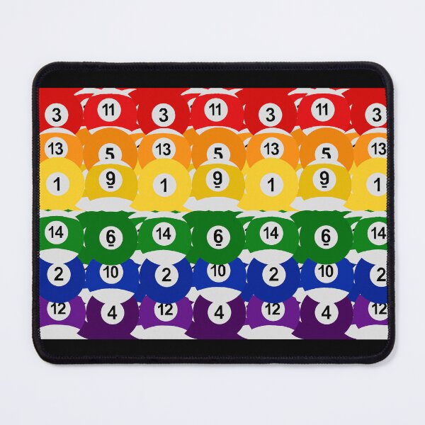 Item preview, Rainbow Billiard Ball Pride Flag designed and sold by JammerSammer.