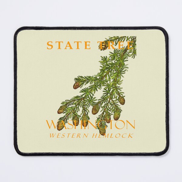 Item preview, Washington Territory Tree The Western Hemlock Spruce designed and sold by taiche.