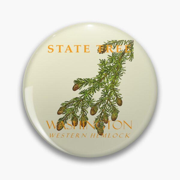 Item preview, Washington Territory Tree The Western Hemlock Spruce designed and sold by taiche.