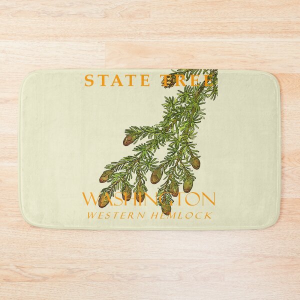 Item preview, Washington Territory Tree The Western Hemlock Spruce designed and sold by taiche.