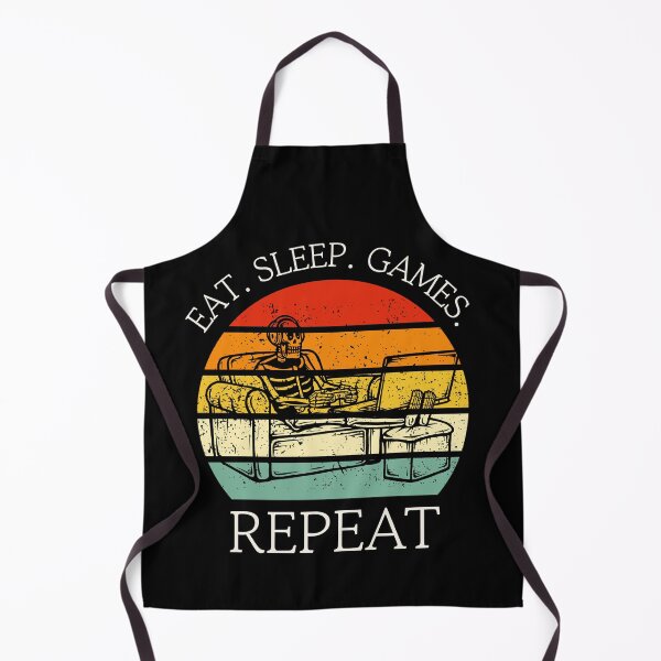 Item preview, Eat. Sleep. Games. Repeat Skeleton Design designed and sold by OldSkullDesigns.
