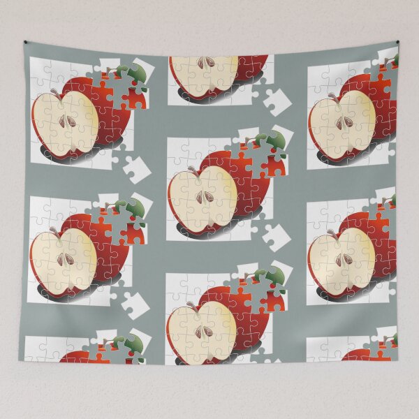 Item preview, Apple Puzzle – Healthy Mind & Healthy Life Jigsaw Graphic Design designed and sold by Arts17N.