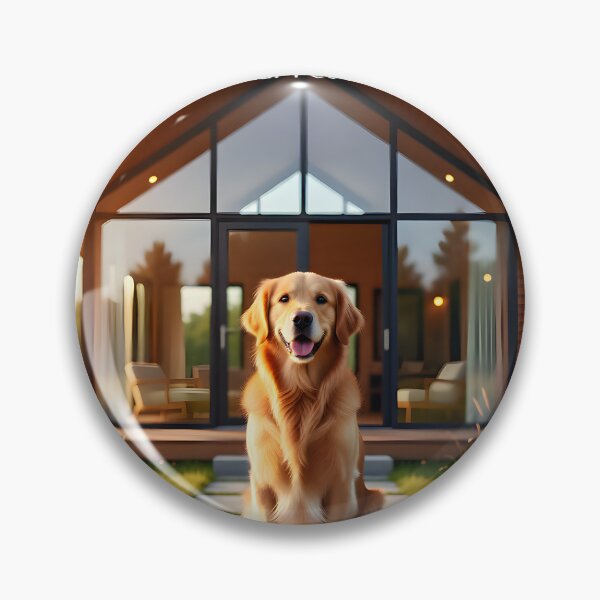 Item preview, Luxury Glass and Cedarwood Pet Villa: Premium Five-Star Canine Estate Ad designed and sold by Creative-RE.