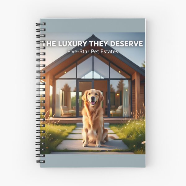 Item preview, Luxury Glass and Cedarwood Pet Villa: Premium Five-Star Canine Estate Ad designed and sold by Creative-RE.
