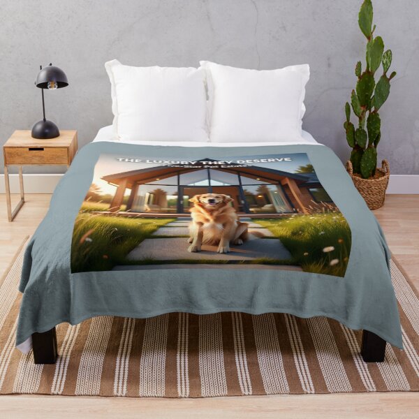 Item preview, Luxury Glass and Cedarwood Pet Villa: Premium Five-Star Canine Estate Ad designed and sold by Creative-RE.